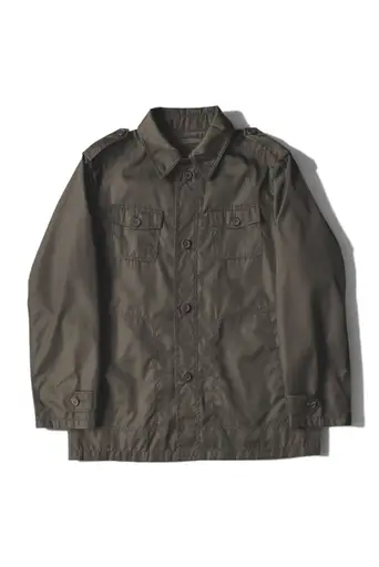 09SS "PRADA UOMO" Olive Color Nylon Double-Zip Field Jacket (Design by Miuccia Prada)