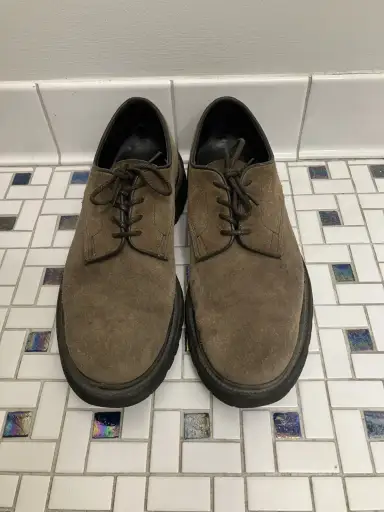 Evan Kinori x Trickers Tramping Shoe Brown Reverse Suede