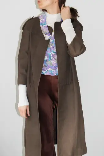 PRADA Leather Coat