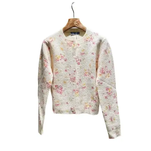 Prada Floral Knit Cardigan Size 40