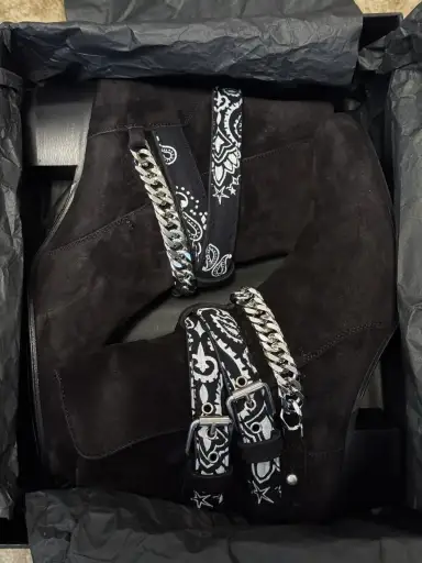 🔥Brand New🔥Bandana Buckle Suede Boot