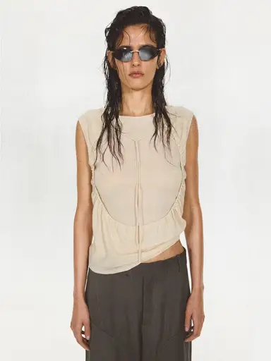 Eckhaus Latta x Mango Ruched Split Overlay Too