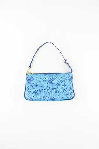 Takashi Murakami 2010 Cosmic Blossom Pochette Accessoires blue