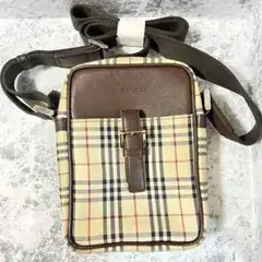【定番ブランド】BURBERRY ノバチェック ショルダーバッグ