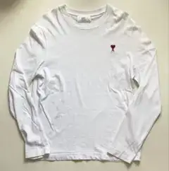 AMI PARIS アミ パリス ハート ロゴ 長袖 クルーネック Tシャツ