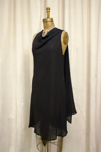 Late 00s Ann Demeulemeester Silk Chiffon Dress