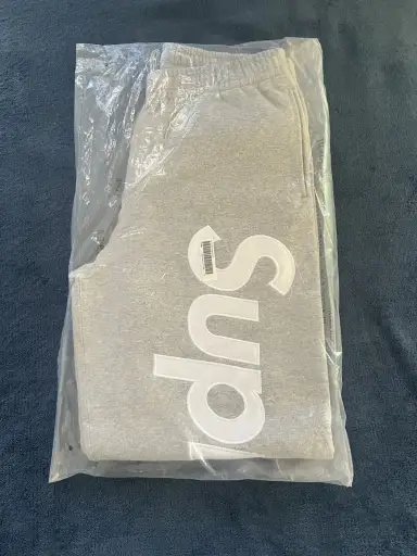 Supreme Satin Applique Sweatpants Size Medium