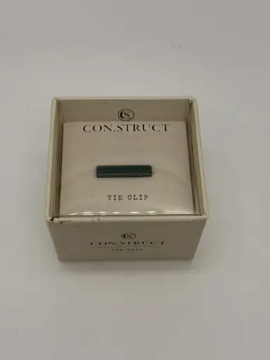 CON.STRUCT Ivy Green Copper Tie Clip