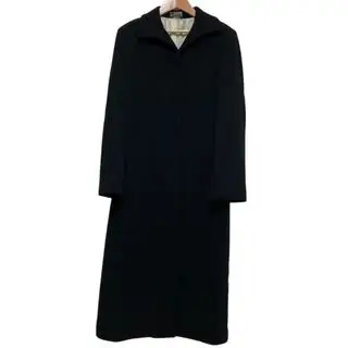 GIANNI VERSACE ジャンニ ヴェルサーチ ヴィンテージ ロング ステンカラーコート サイズ40 ブラック レディース ステンカラーコート  秋 冬 中古 古着 USED 良品 ジャンニヴェルサーチ(Gianni Versace)のレディースのジャケット/アウター(その他)の商品詳細ページへのリンク