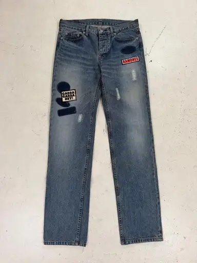 Hysteric Glamour Ramones Patch Denim