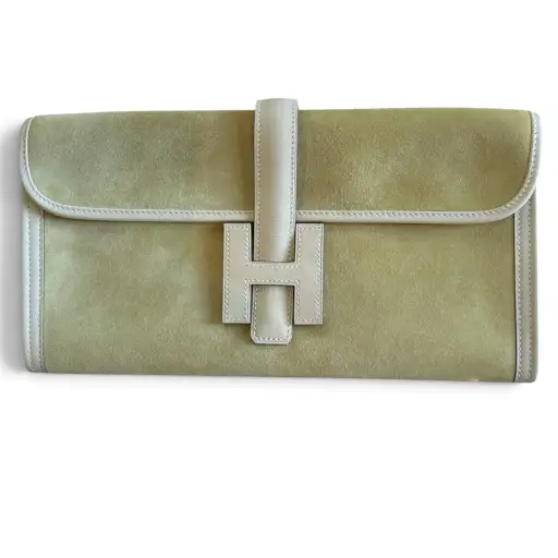 Hermes Jige Elan 29 in Doblis Suede