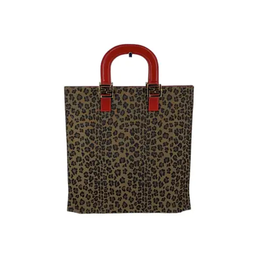 Fendi Handbag Vintage Leopard
