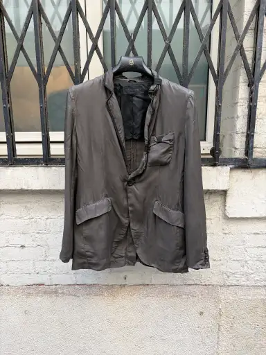 (New Arrival) SHARE SPIRIT - Lightweight jacket with bow details and back slit