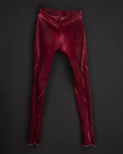 ISAAC SELLAM EXPERIENCE Stretch Lambskin Leather Leggings