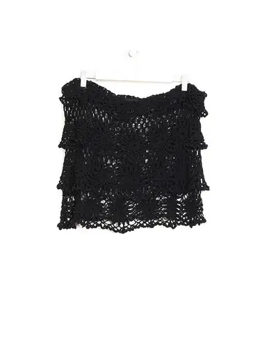 D&G DOLCE & GABBANA Jupe en Crochet à Motif Floral