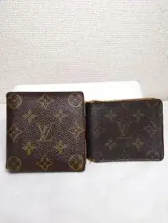 LOUIS VUITTON モノグラム 二つ折り財布 2点セット　ジャンク