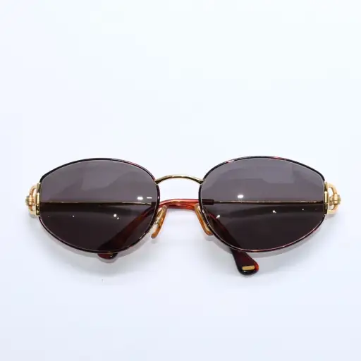 GUCCI グッチ サングラス アイウェア GG 2600/S サイズ60□20 125 ホースビット ゴールド べっ甲カラー 美品 中古 4a008443