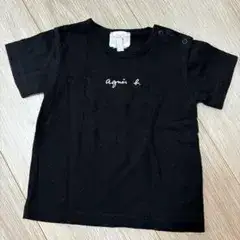 agnes b. ベビー Tシャツ ブラック