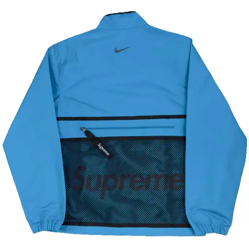 Supreme X Nike Track Jacket In Blue (S) | Small, Blue