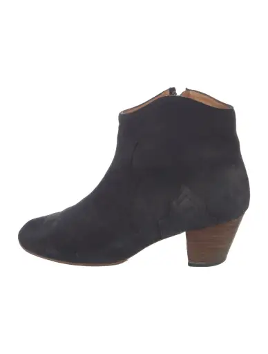 Suede Western Boots