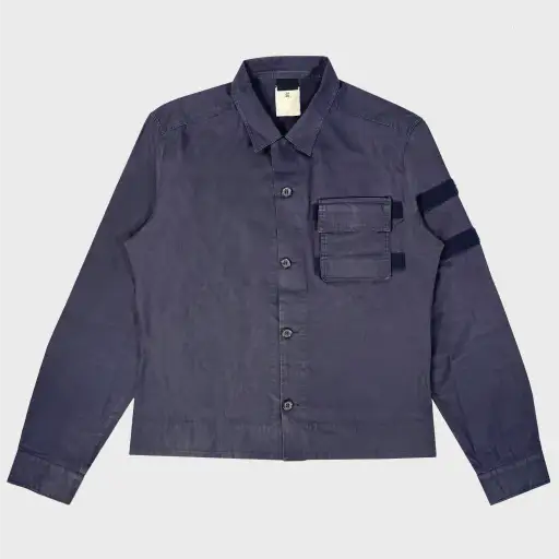 Dolce & Gabbana vintage waxed velcro pocket shirt