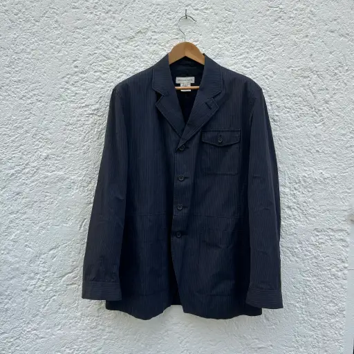 Blue Pinstriped Blazer
