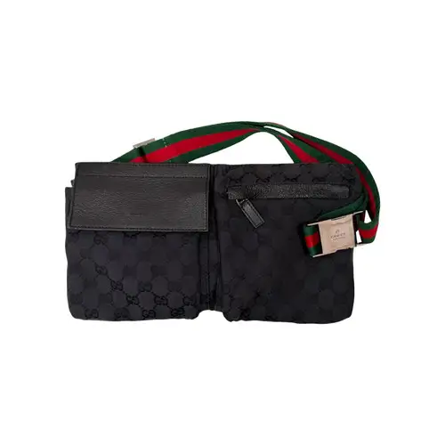 Gucci Body Bag GG Monogram Black Fannypack