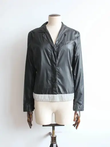 Helmut Lang S/S95 Black Jacket with Reflective Strip