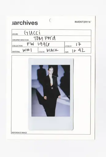 GUCCI BY TOM FORD FW 1996 PINSTRIPE DOUBLE BREASTED JACKET