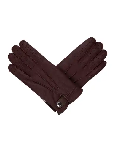 Burgundy SheepSkin Leather Gloves w/Tags