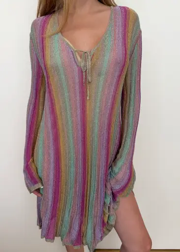 Missoni Knit Rainbow Dress