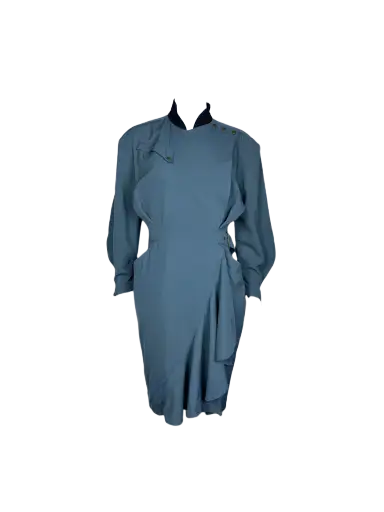 F/w 1986 “les Milteuses” Millitary Coat Dress