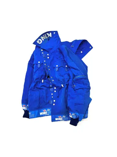 80-90's MICHIKO KOSHINO Motor King Roll-Flap-Back Racer JKT