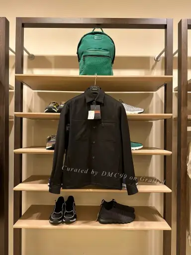 Zegna Men's Black Wool Jacket