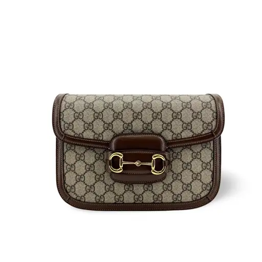 Gucci Horsebit 1955 GG Coated Canvas with Leather