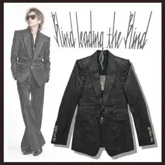 新品 未使用 ブラインド リーディング ザ ブラインド テーラードジャケット ブラックS【blind leading the blind】hyde着用モデル
