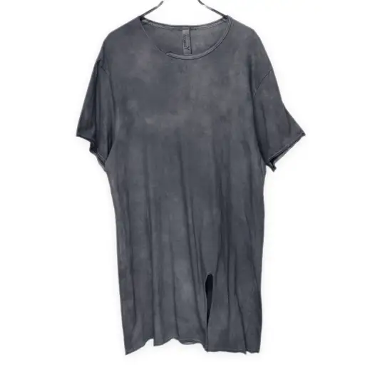Ground Y フロントスリット製品染めカットソー Tシャツ Tee T-shirt トップス Yohji Yamamoto グラウンドワイ ヨウジヤマモト メンズ レディース ユニセックス