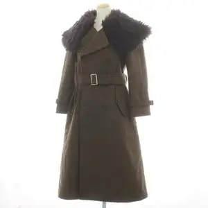【中古】コムデギャルソン コムデギャルソン COMME des GARCONS COMME des GARCONS 2023年秋冬 ウールナイロン トレンチコート 【XS】DPD