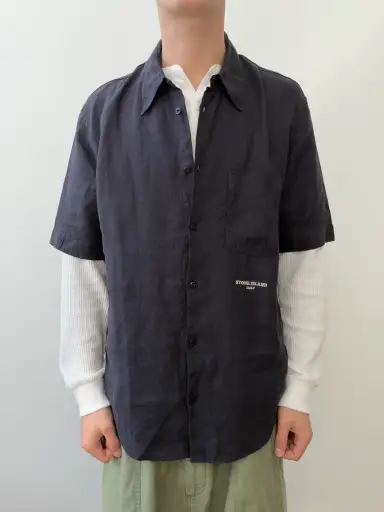 Stone Island SS06 Linen Short Sleeve Shirt