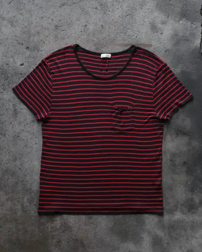 Saint Laurent Paris FW15 Striped Tee