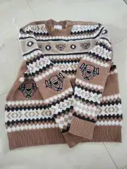 BURBERRY チェックパターン ニット 12y 152 成人44可能