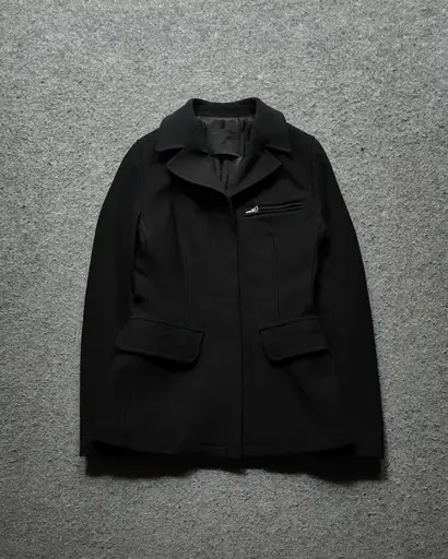 【PRADA】compact zip up blouson