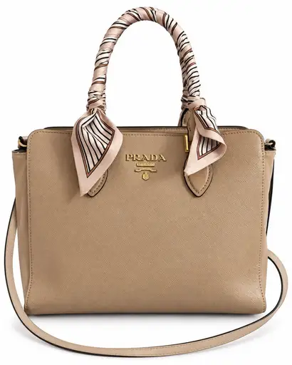 Prada rose Safiano Leder
