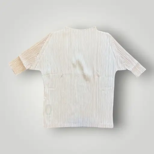 2000's Issey Miyake Pleats Please 3/4 Sleeve Top 3