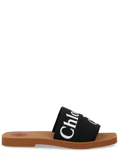 Chloé Sandal Slide "Woody" - Black (IT 36)