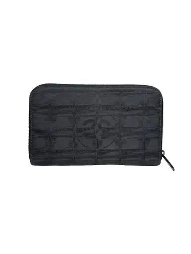 Chanel Travel Line Women's Pre-owned Black Wallet