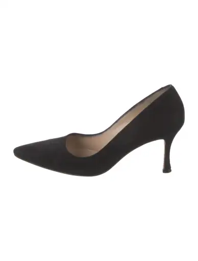 Suede Pumps