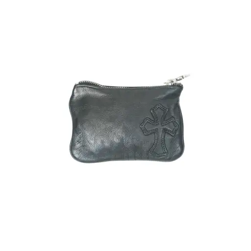 Cross Patch Zip Wallet