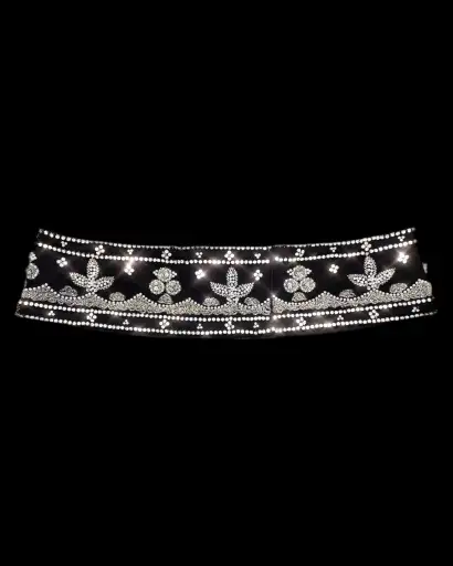 Dolce & Gabbana Fall 1999 Embellished Silk Belt