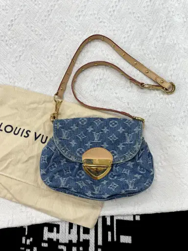 Louis Vuitton Denim Ingot Bag Sunset with dust bag